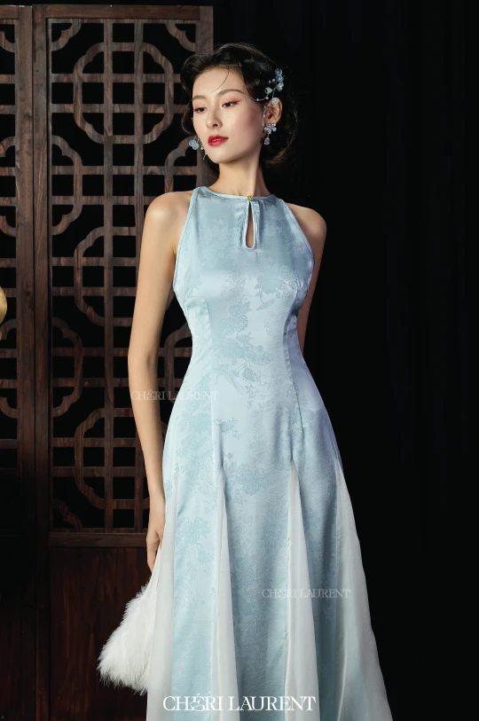 Váy Tường Nga - Xanh